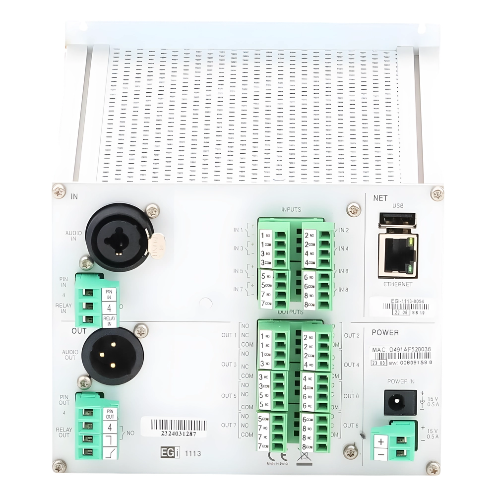Interfaz Millennium IP para gestión de avisos y música pre-grabados IP con 8 relés IN/OUT - Imagen 8