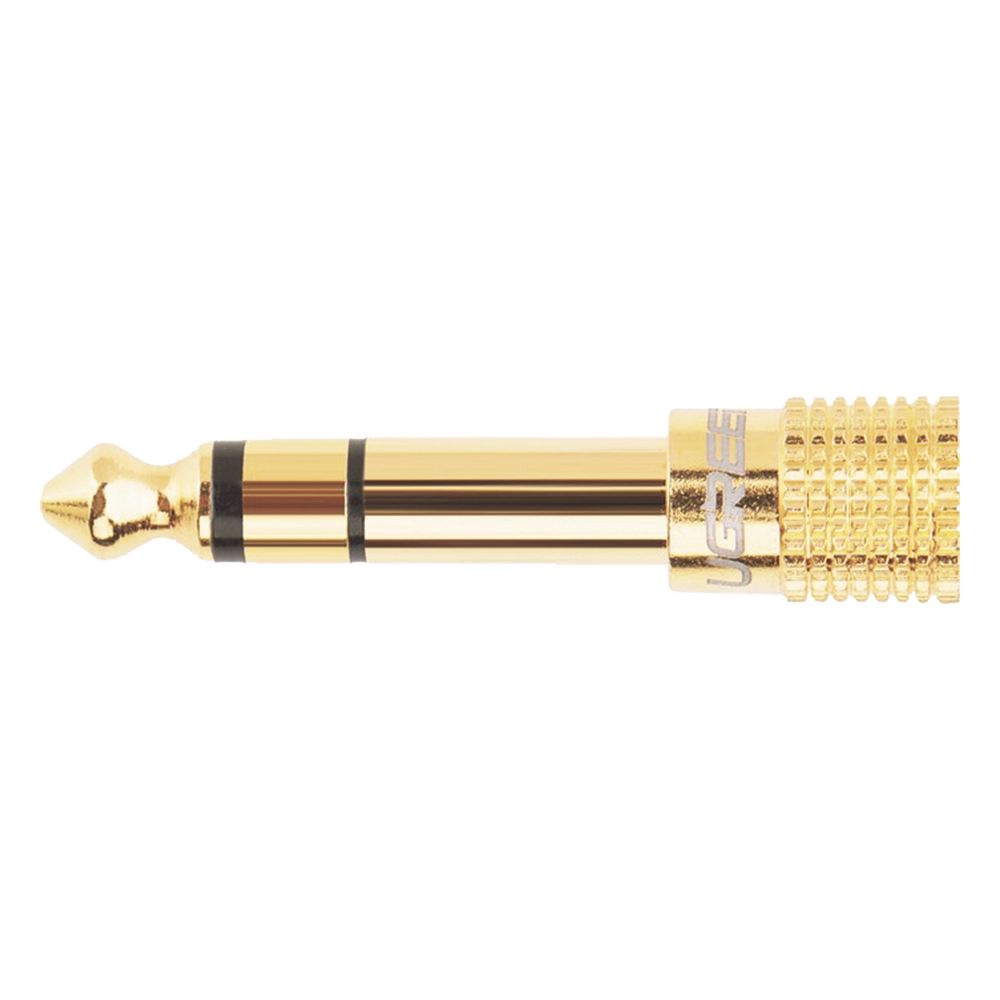 Adaptador (Convertidor) de Audio 3.5mm Hembra a 6.5mm Macho / Plug & Play / Superficie de Rosca Antideslizante / Calidad de sonido sin pérdidas - Imagen 2