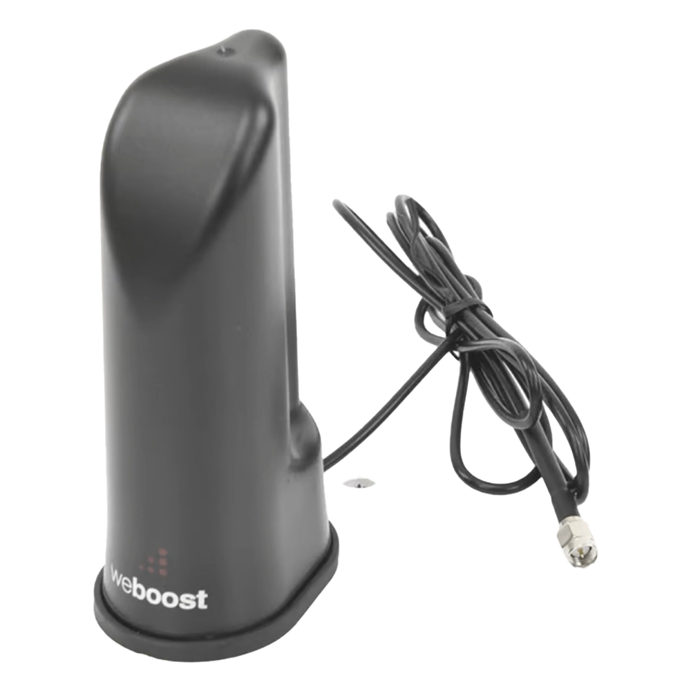 Antena de escritorio tipo cilindro color negra. Cubre las bandas de frecuencia celular. Especial para amplificadores y dispositivos celulares 4G y 3G. Con 1.52 m de cable RG-174 y con conector SMA macho. - Imagen 3
