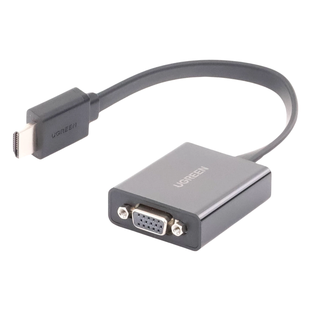 Adaptador HDMI a VGA / Resolución 1080P / Audio 3.5mm / Con Puerto Micro USB para Alimentación / Plug & Play / No Requiere Controlador / ABS / Flexible y Duradero - Imagen 4