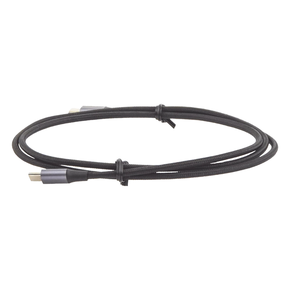 Cable USB-C a USB-C | 1 Metro (3.28 Pies) | Transferencia de Datos de 480 Mbps | Carga Rápida de Hasta 60W | QC 4.0/3.0/2.0 | PD3.0 | FPC | AFC | Protección Integrada | Caja de Aluminio | Nylon Trenzado | Color Negro - Imagen 3