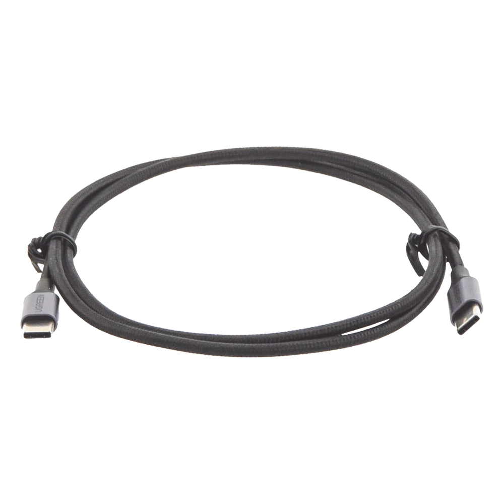 Cable USB-C a USB-C | 1 Metro (3.28 Pies) | Transferencia de Datos de 480 Mbps | Carga Rápida de Hasta 60W | QC 4.0/3.0/2.0 | PD3.0 | FPC | AFC | Protección Integrada | Caja de Aluminio | Nylon Trenzado | Color Negro - Imagen 4