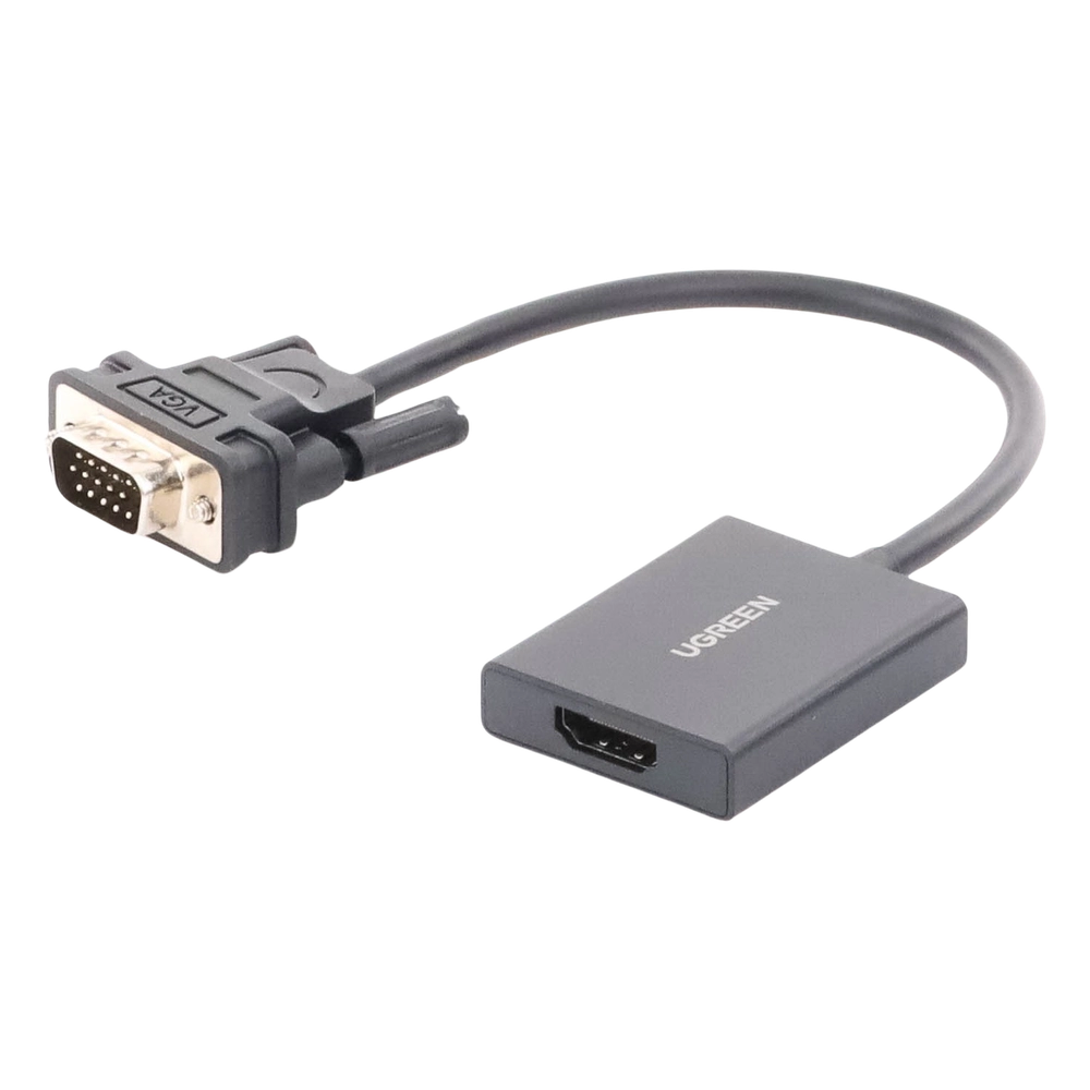 VGA Macho / Salida: HDMI Hembra / Resolución de 1080P@60Hz / Puerto Estéreo de 3.5 mm / Plug and Play, Sin Controlador / Longitud del Cable 15 cm (5.91 Pulgadas). / Incluye Cable de Alimentación USB / Incluye Cable de Audio de 3.5mm. - Imagen 2