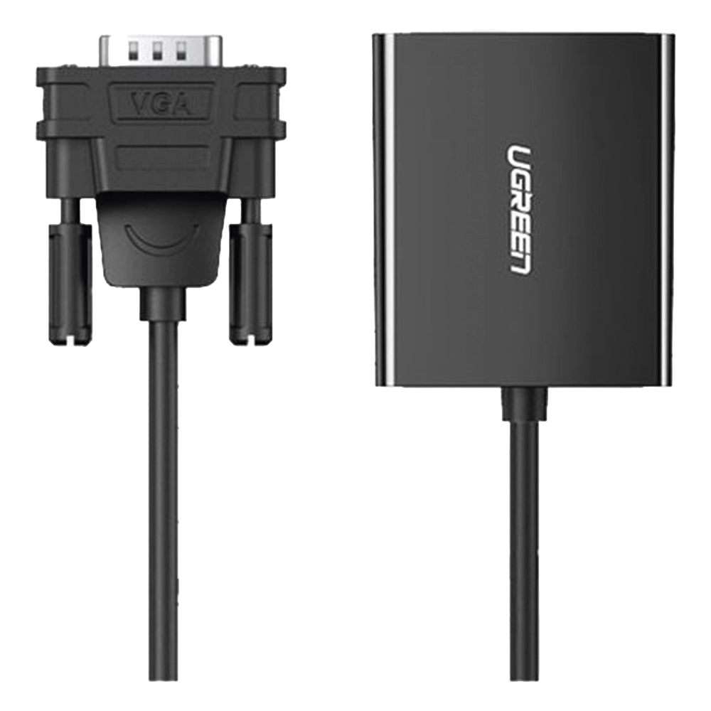 VGA Macho / Salida: HDMI Hembra / Resolución de 1080P@60Hz / Puerto Estéreo de 3.5 mm / Plug and Play, Sin Controlador / Longitud del Cable 15 cm (5.91 Pulgadas). / Incluye Cable de Alimentación USB / Incluye Cable de Audio de 3.5mm.