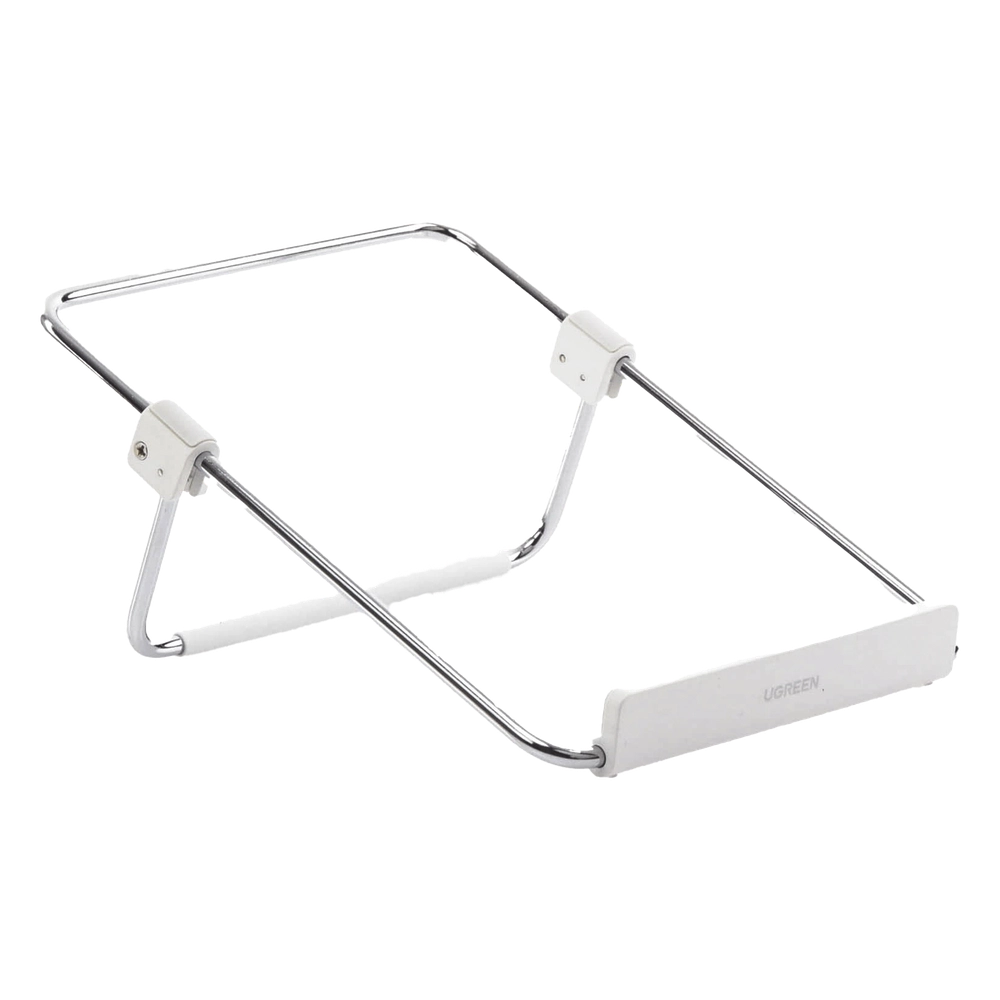 Soporte para Laptop / Plegable / Ajustable de 87 a 131 mm / Amplia compatibilidad 11''-16'' / Capacidad de carga 20 KG / Antideslizante / Ultra Ligero / Metal / ABS / Silicona / Color Plata
