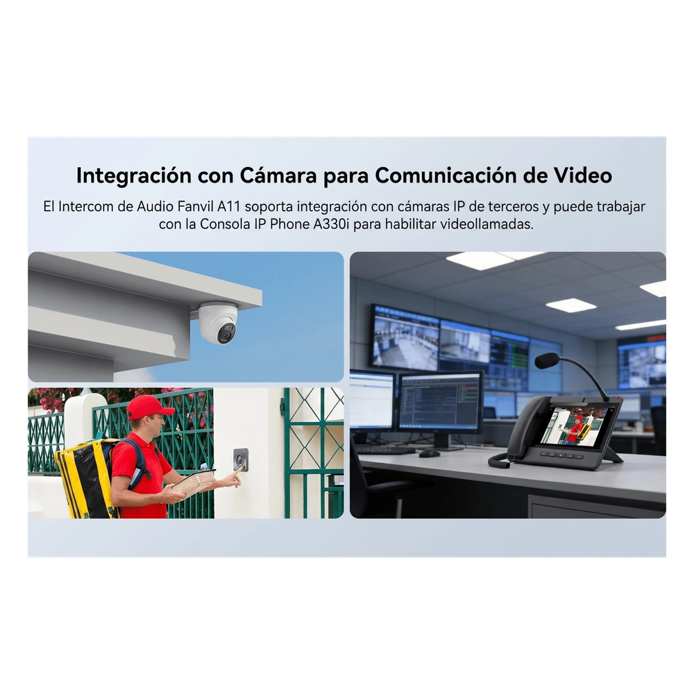 Video Intercom IP para Exterior / Cámara 4 Megapixel (1080p) / HDR e Iluminación IR / Altavoz 5W y Doble Micrófono con Reducción de Ruido / Panel Acero Inoxidable y Cuerpo Aluminio / IP66 e IK10 / PoE+ / 2 Líneas SIP - Imagen 14