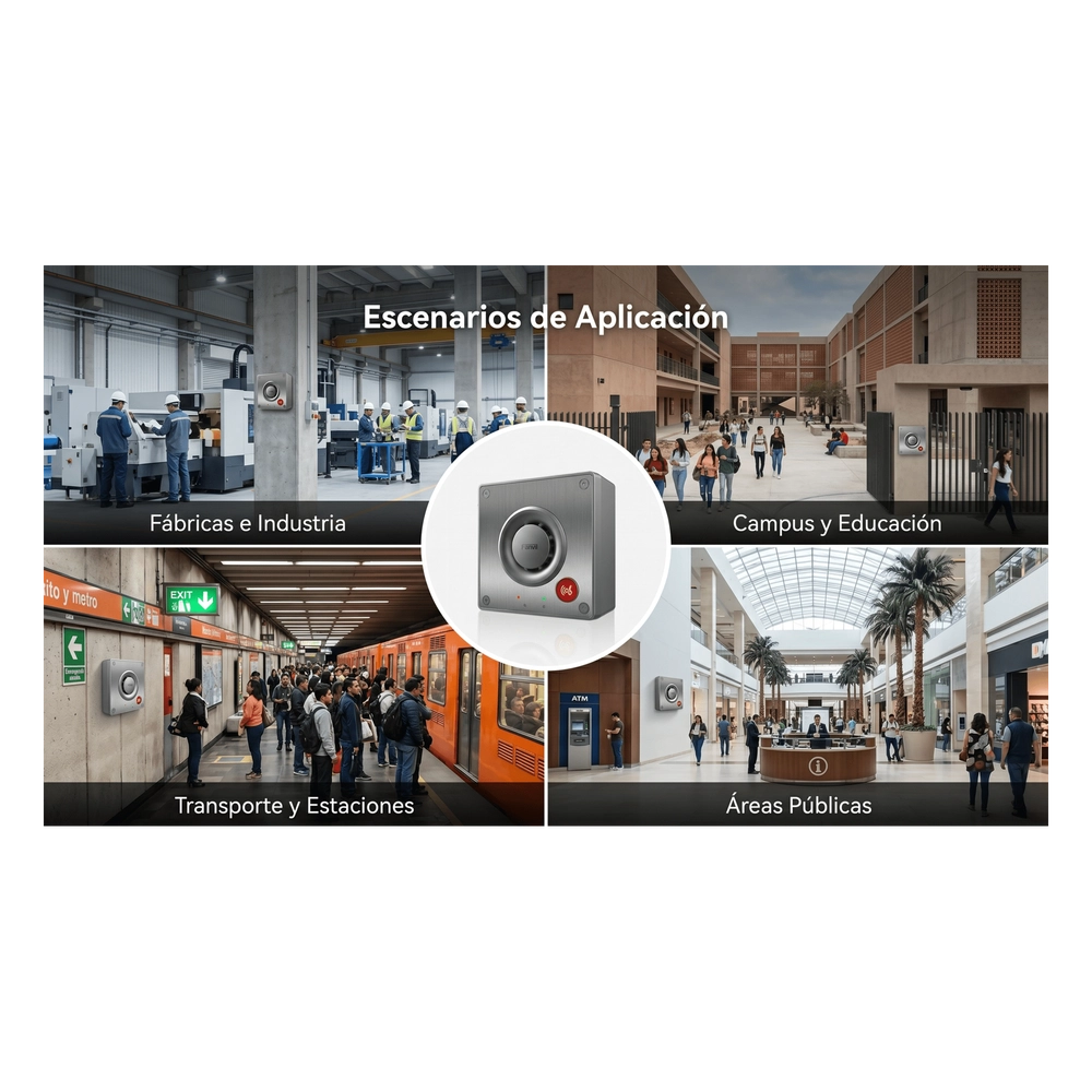 Video Intercom IP para Exterior / Cámara 4 Megapixel (1080p) / HDR e Iluminación IR / Altavoz 5W y Doble Micrófono con Reducción de Ruido / Panel Acero Inoxidable y Cuerpo Aluminio / IP66 e IK10 / PoE+ / 2 Líneas SIP - Imagen 4