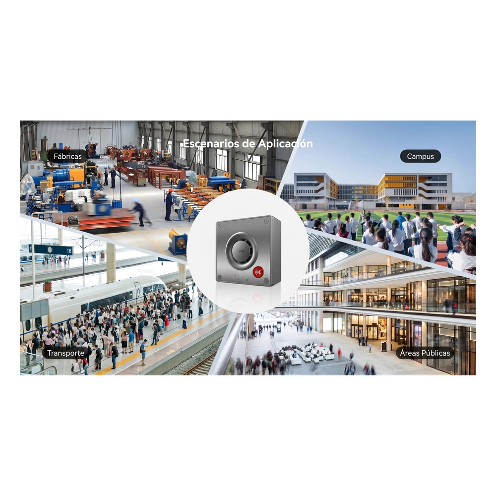 Video Intercom IP para Exterior / Cámara 4 Megapixel (1080p) / HDR e Iluminación IR / Altavoz 5W y Doble Micrófono con Reducción de Ruido / Panel Acero Inoxidable y Cuerpo Aluminio / IP66 e IK10 / PoE+ / 2 Líneas SIP - Imagen 10