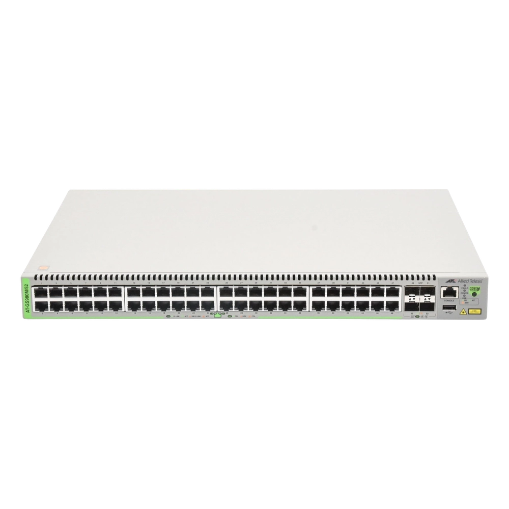 Switch Administrable CentreCOM GS980M, Capa 3 de 48 puertos 10/100/1000Mbps + 4 SFP Gigabit - Imagen 3