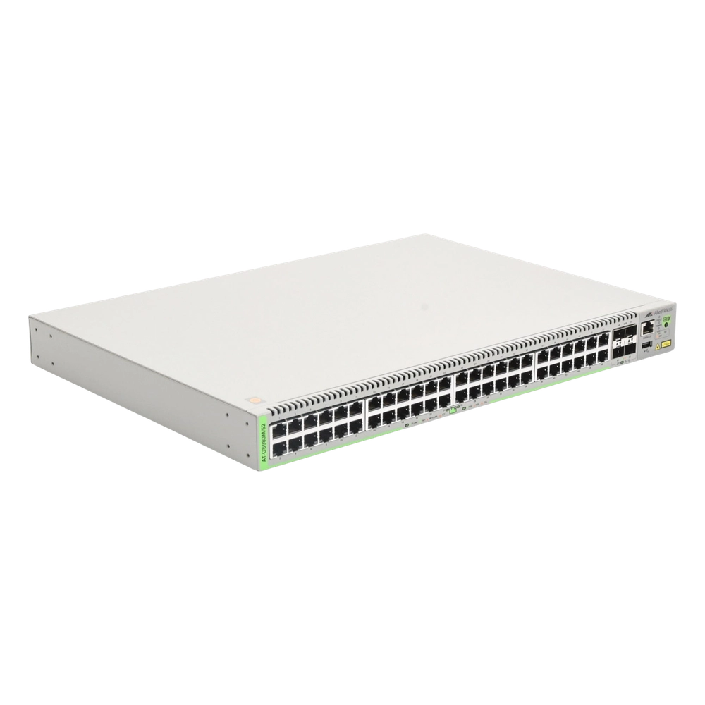 Switch Administrable CentreCOM GS980M, Capa 3 de 48 puertos 10/100/1000Mbps + 4 SFP Gigabit - Imagen 4