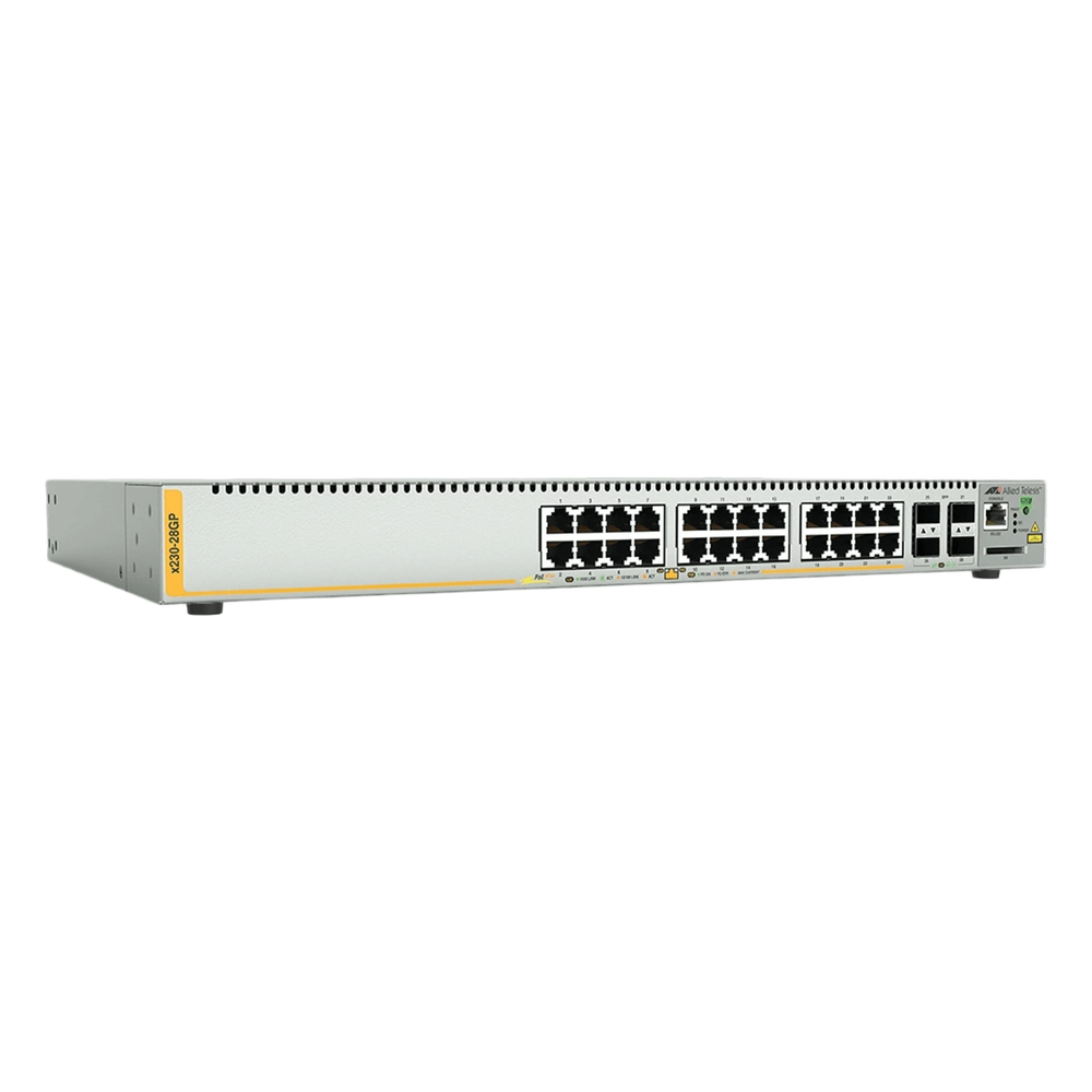 Switch PoE+ Administrable Capa 3, 24 Puertos 10/100/1000 Mbps + 4 SFP Gigabit, 370 W