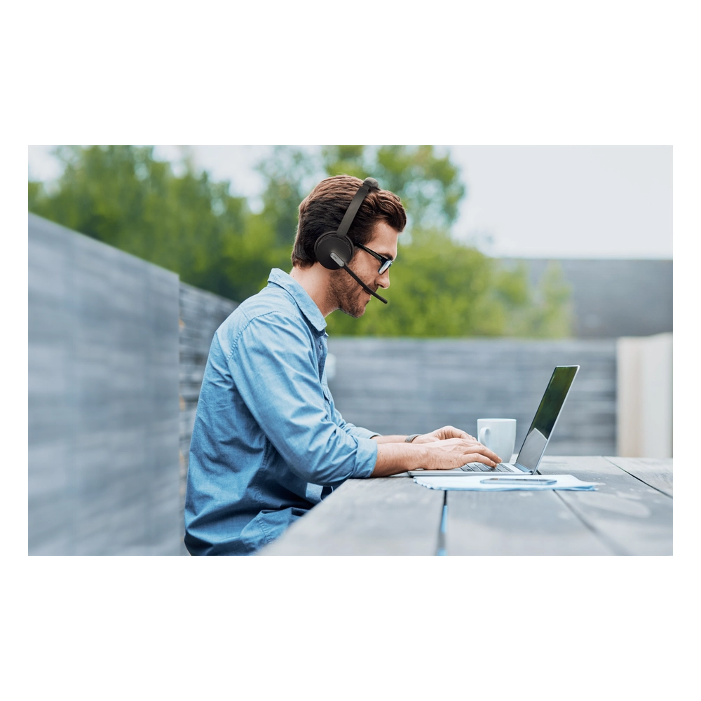 Auriculares mono Yealink BH70 MS Edition/Bluetooth 5.3 con adaptador USB-C y A/35 horas de conversación/Cancelación de ruido con 3 micrófonos - Imagen 4