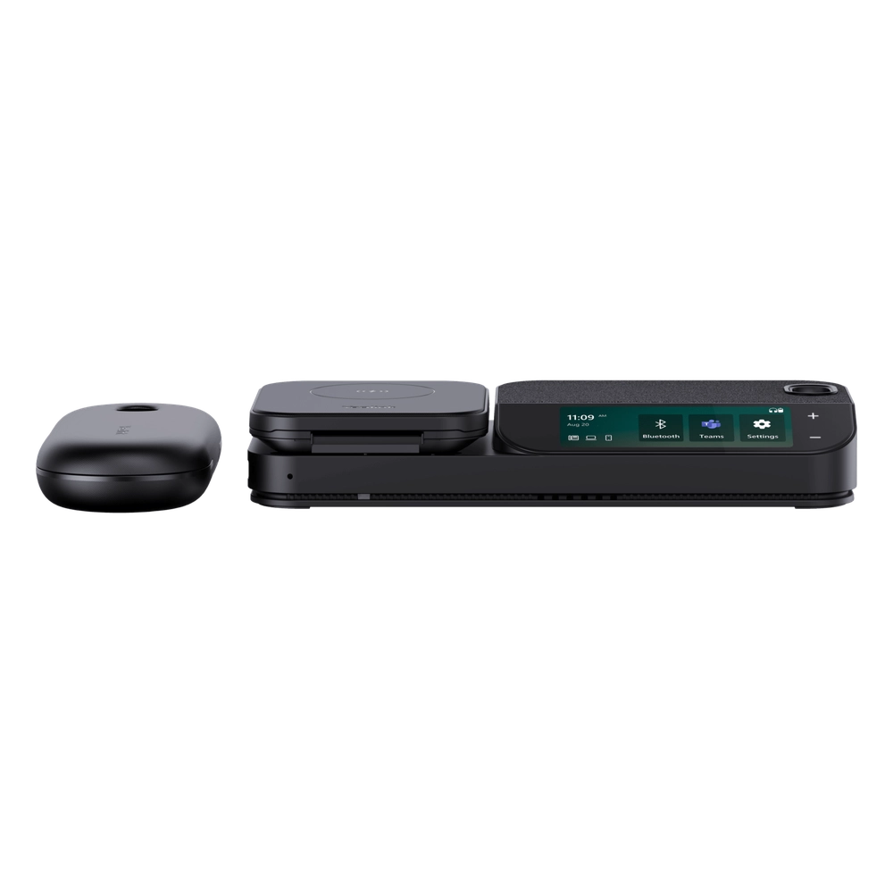 Auriculares mono Yealink BH71 Workstation Pro con pantalla táctil de 3" y estuche de carga portátil/Bluetooth 5.3/Cancelación de ruido con 4 micrófonos/Hub USB/Carga inalámbrica para dispositivos móviles - Imagen 3