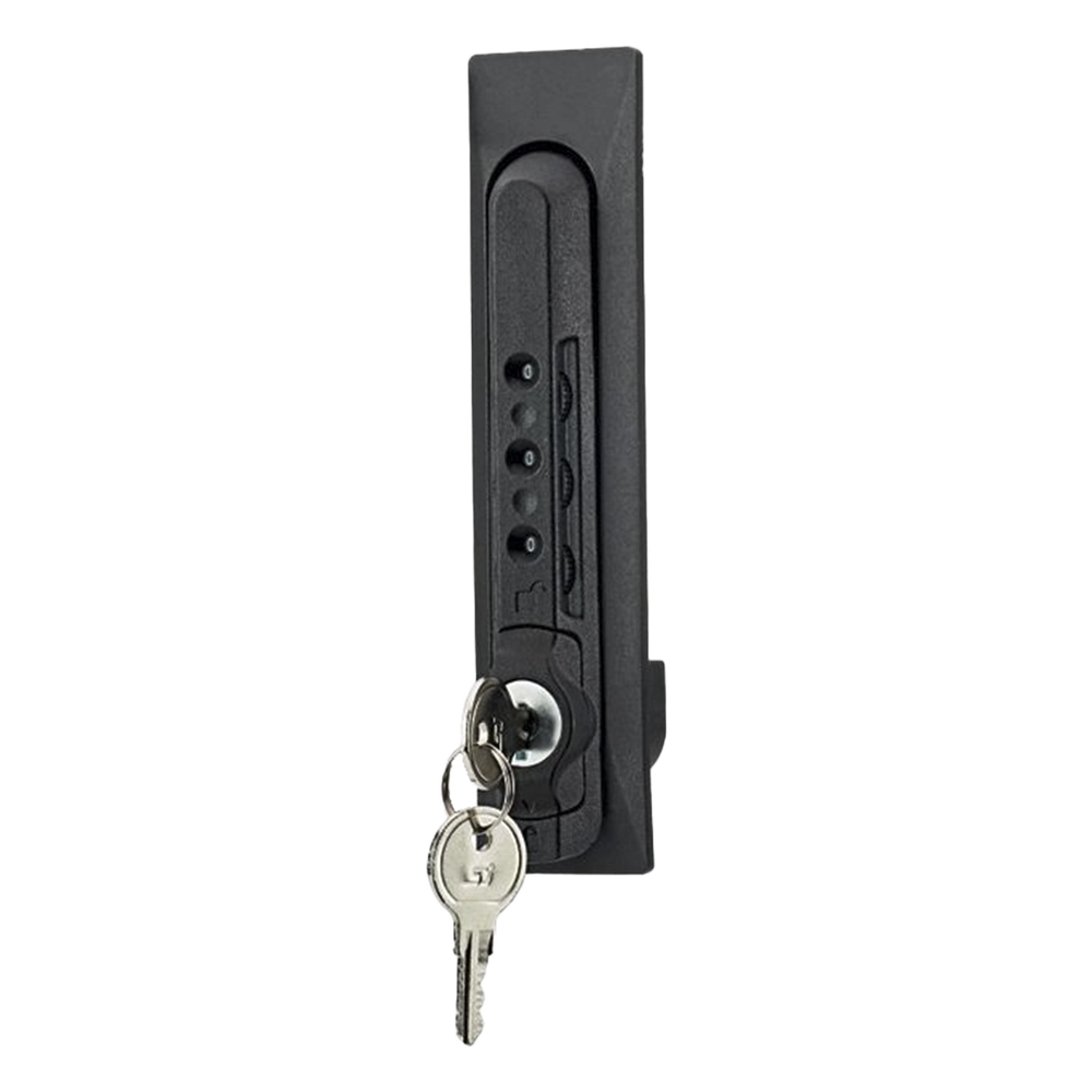 Chapa de Combinación de 3 Dígitos con Llave, Compatible con Gabinetes Tipo N, Tipo S y Tipo D de Panduit, Color Negro