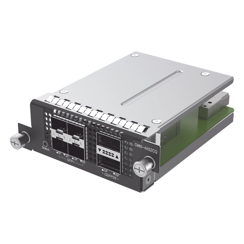 Tarjeta de Expiación para RG-CS85 series switch, 4 puertos SFP+ 10G y 2 puertos QSFP28 100G