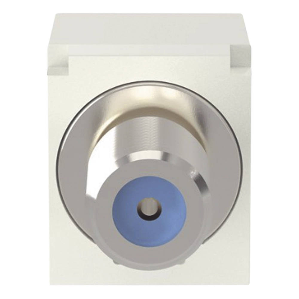 Módulo Acoplador Coaxial Tipo F, Mini-Com, de 75 Ohms, 3.0 GHz, Color Blanco - Imagen 2
