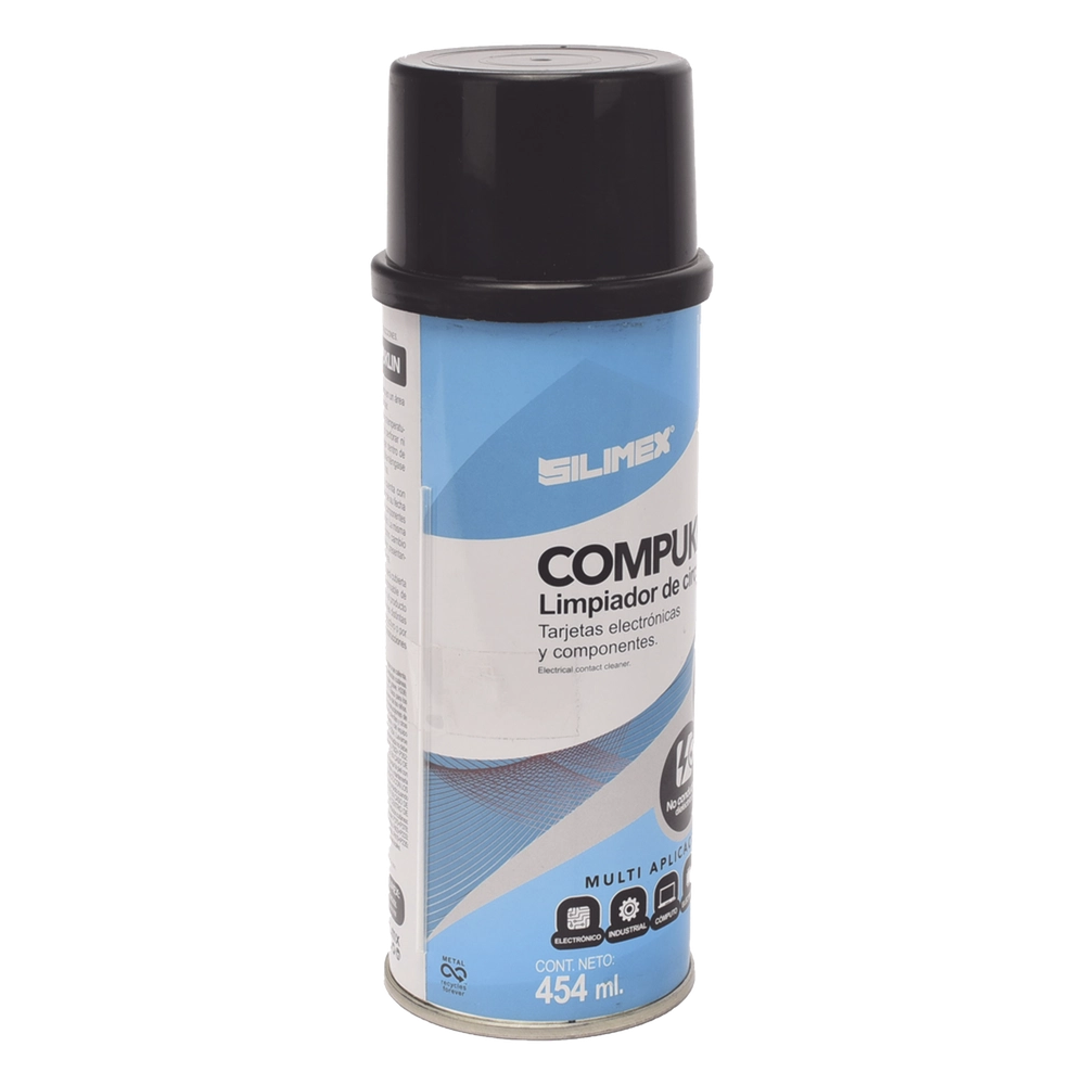 Limpiador desengrasante en aerosol dielectrico, para tarjetas electrónicas y circuitos, bote 454 ml - Imagen 3