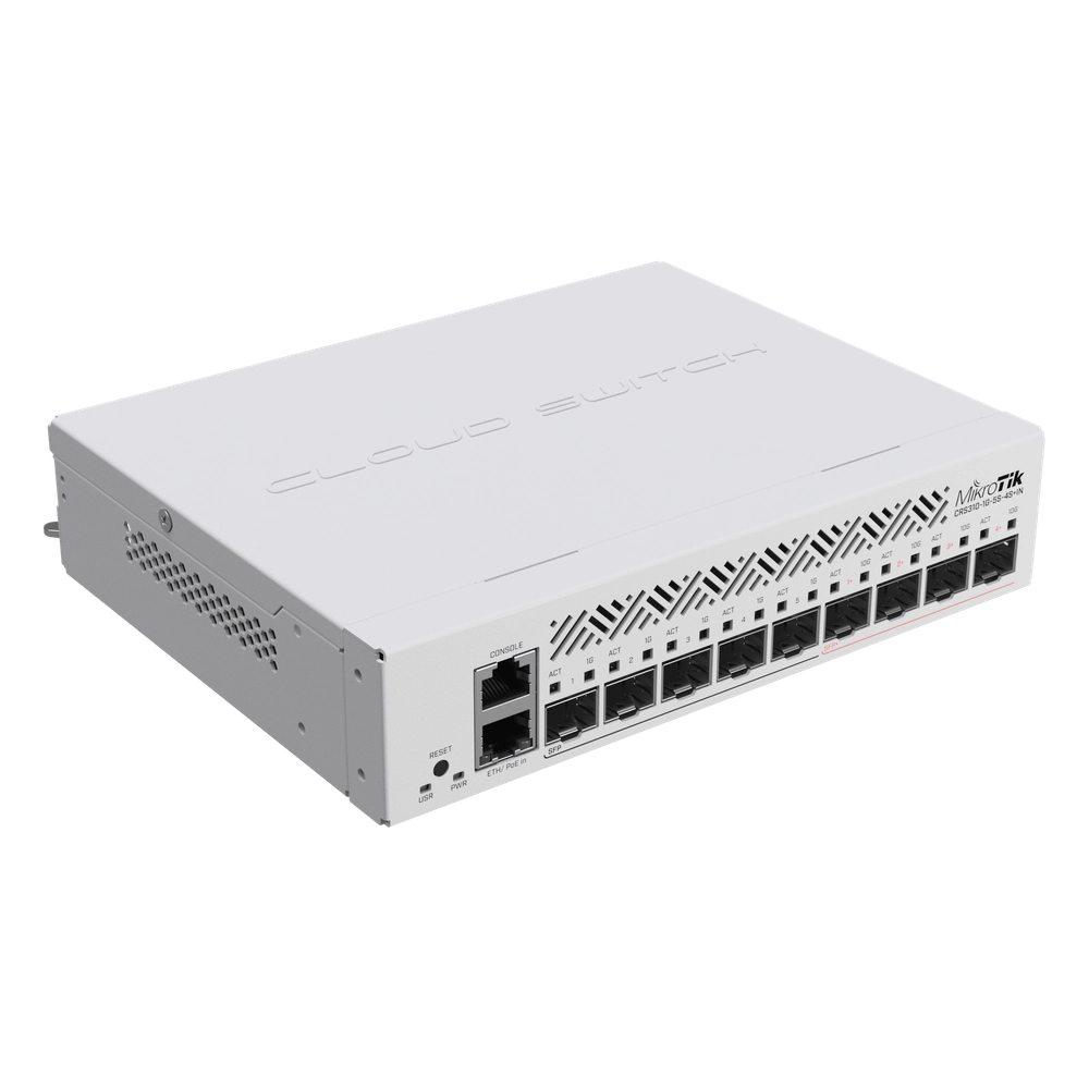 Cloud Router Switch con 1 puerto GbE/ 5 Puertos SFP/ 4 puertos SFP+ Ideal para Enlaces de Alto Rendimiento - Imagen 3