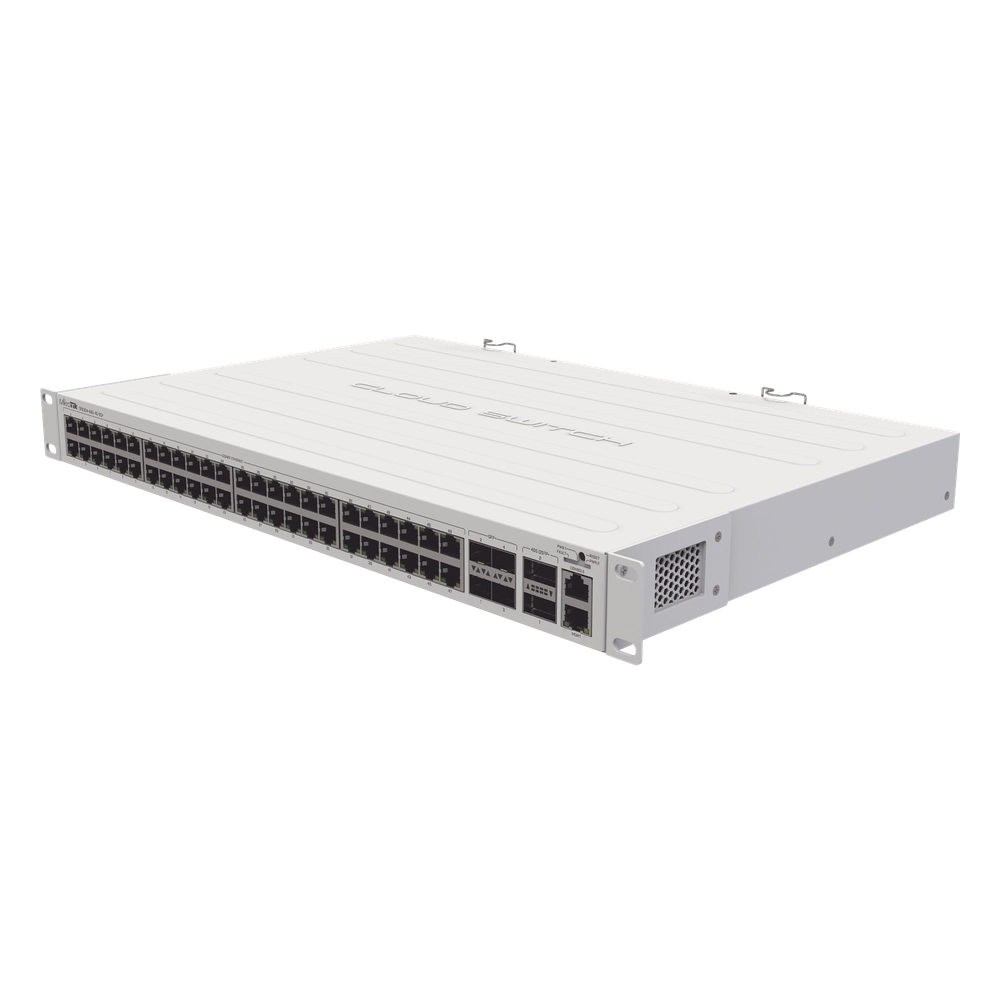 (CRS354-48G-4S+2Q+RM) Cloud Router Switch 48 puertos Gigabit Ethernet, 4 puertos SFP+ 10G, 2 puertos QSFP+ 40G, Montaje en Rack - Imagen 3