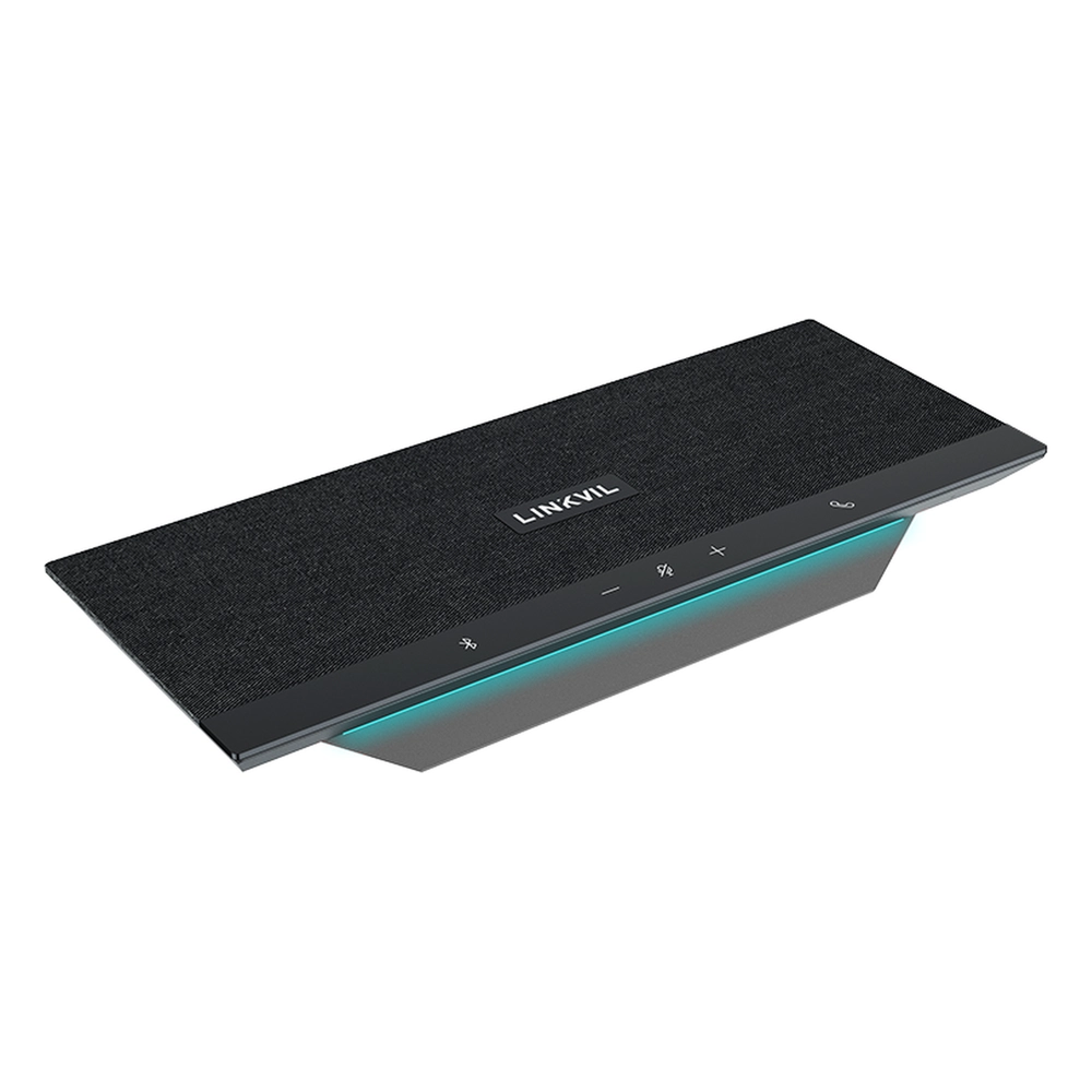Altavoz y Micrófono portátil / Bluetooth / Conexión USB / 2 Micrófonos de 5W / Salas Medianas / Botones Touch / Linkvil - Imagen 2