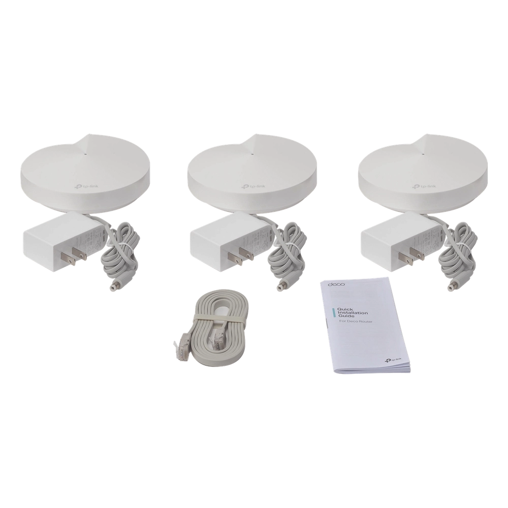 Kit 3 Routers Inalámbricos MESH Interior para Hogar / Doble Banda Wi-Fi 5 AC1300 Mbps / 2 Puerto Gigabit WAN/LAN / 4 Antenas Internas / Administración Mediante la App Deco (iOS, Android) / Protección HomeCare - Imagen 7