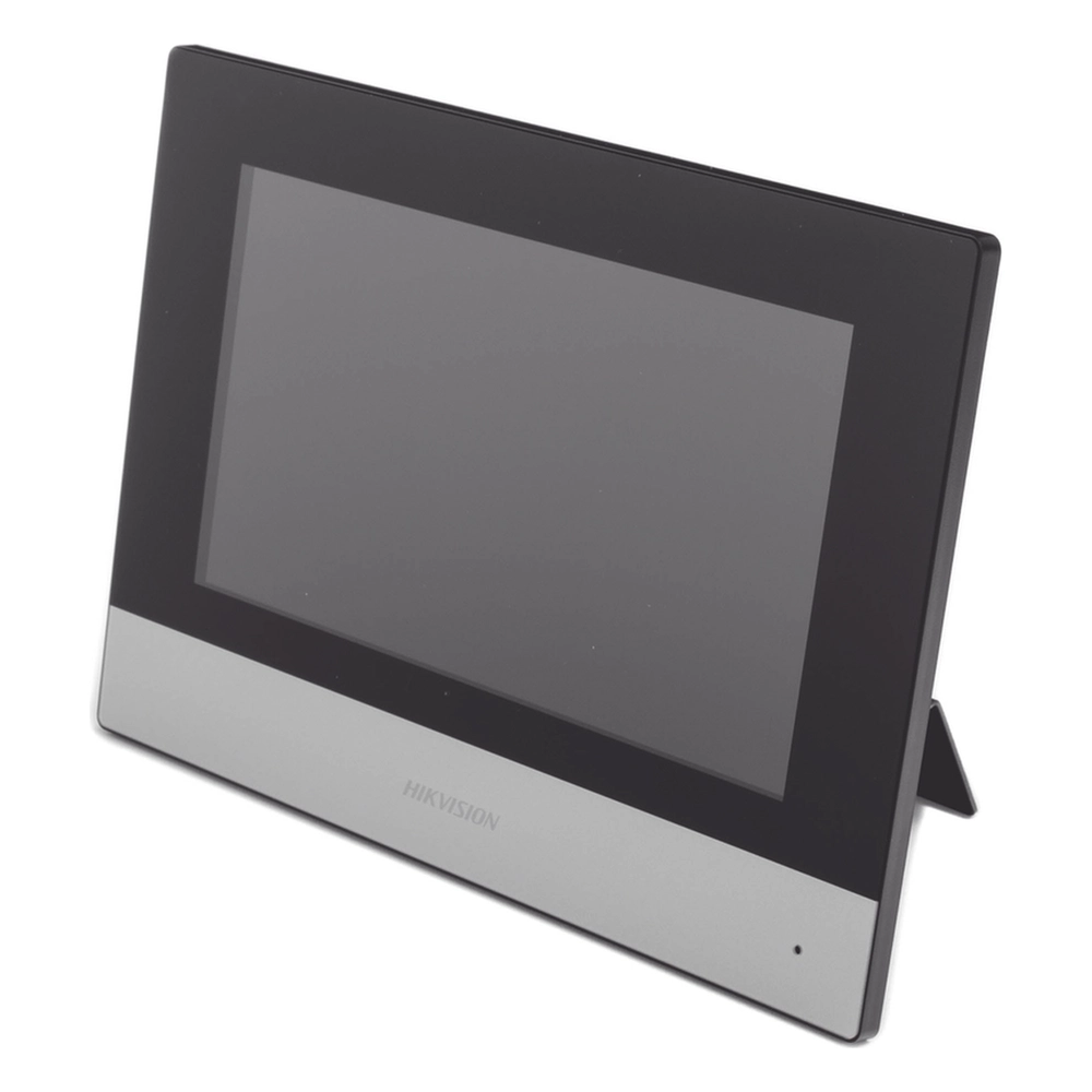 Monitor Hibrido IP WiFi Touch Screen 7" para DS-KIS303P / Vídeo en Vivo / PoE Estándar / Apertura Remota / Llamada Entre Monitores / Audio de dos vías / Policarbonato - Imagen 2