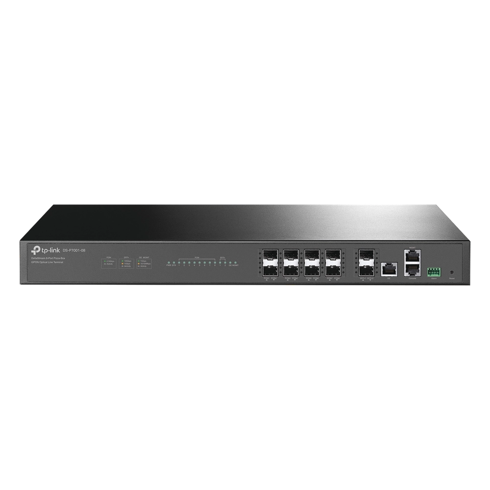 Deltra Stream - OLT de 8 Puertos GPON / Conexión Hasta 1,024 ONUs / 1 Puerto Gigabit RJ45 Uplink / 2 Puertos SFP+ 10GbE Uplink / Fuentes Redundantes AC-AC (incluidas) / Administración desde la Nube Sin Costo (DPMS) - Imagen 2