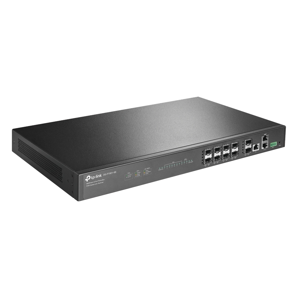 Deltra Stream - OLT de 8 Puertos GPON / Conexión Hasta 1,024 ONUs / 1 Puerto Gigabit RJ45 Uplink / 2 Puertos SFP+ 10GbE Uplink / Fuentes Redundantes AC-AC (incluidas) / Administración desde la Nube Sin Costo (DPMS)