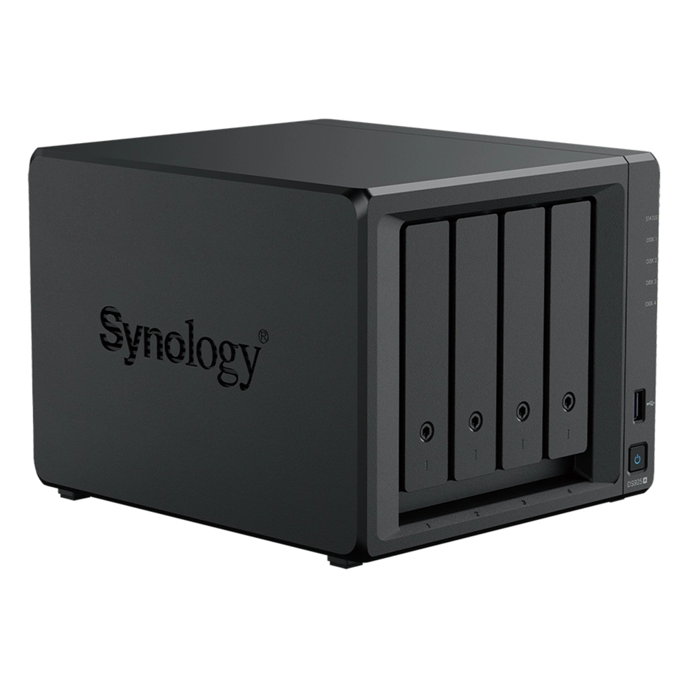 NAS DiskStation DS925+ | 4 Bahías | Expandible a 9 Bahías | 2 Puertos 2.5GbE | 2 Ranuras M.2 NVMe | AMD Ryzen V1500B | 4 GB DDR4 ECC | Hasta 565 MB/s Escritura Secuencial | Compatible con RAID | Synology DSM. - Imagen 3