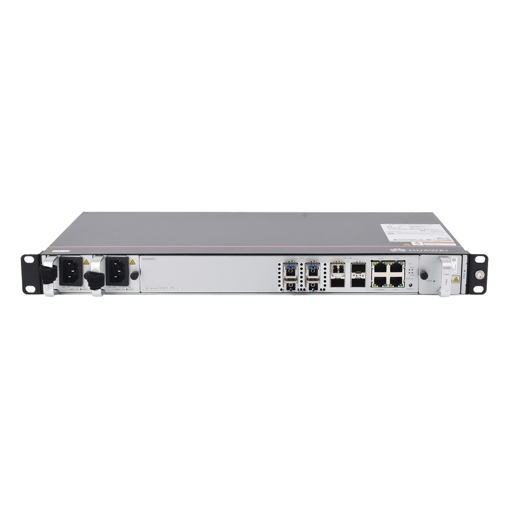 OLT GPON OptiXAccess 4 Puertos con Módulos C+, 4 Puertos Uplink (10GE/GE), Hasta 256 ONTs, 2 Fuentes de Alimentación AC, 1 UR