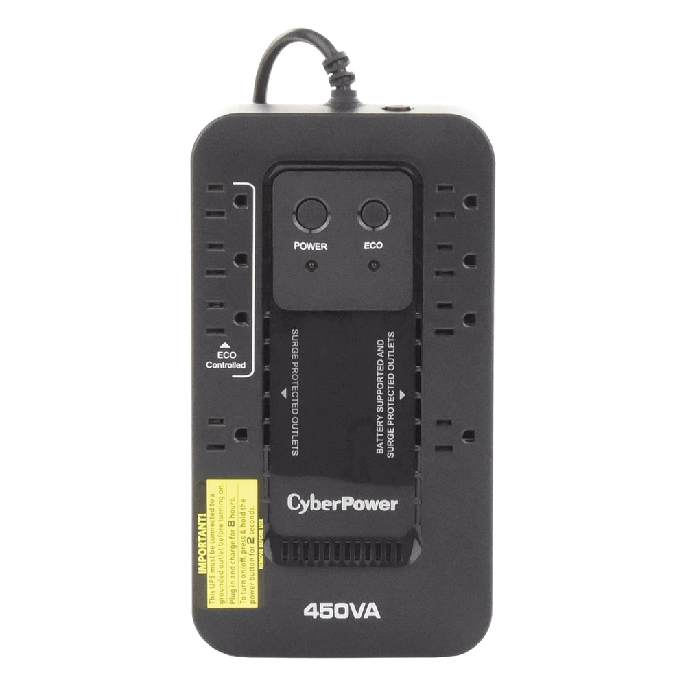 UPS de 450 VA/260 W, Topología Standby con Modo Ahorrador ECO, Entrada 120 Vca NEMA 5-15P, Con 8 Tomas NEMA 5-15R - Imagen 4