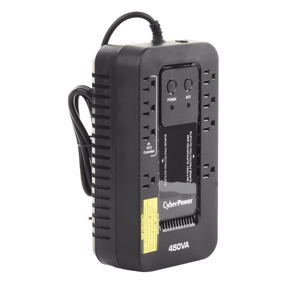 UPS de 450 VA/260 W, Topología Standby con Modo Ahorrador ECO, Entrada 120 Vca NEMA 5-15P, Con 8 Tomas NEMA 5-15R - Imagen 7
