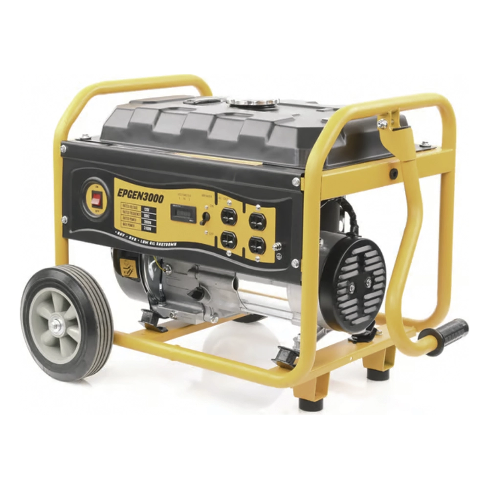 Generador a Gasolina / Planta de Emergencia 3kW (7HP), 110Vca, Encendido de Jalón, Jaula con Ruedas para Fácil Traslado - Imagen 3