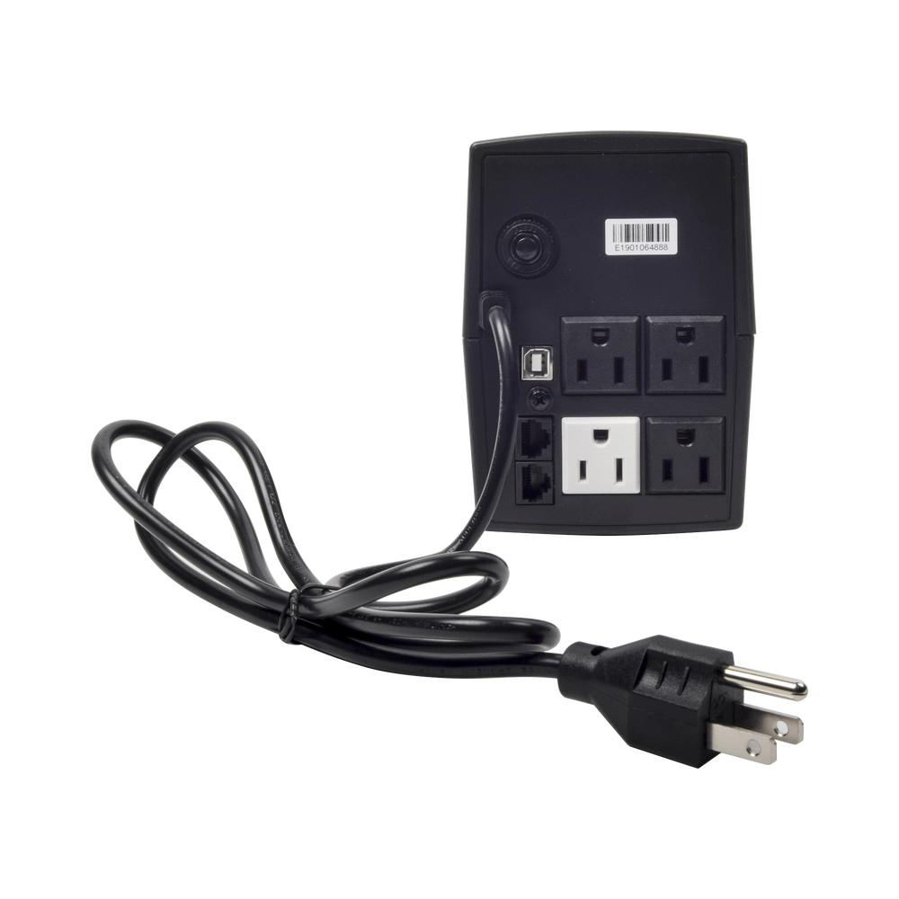 UPS de 600VA/360W / Topología Línea Interactiva / Entrada y Salida 120 Vca / Clavija NEMA 5-15P / 4 Tomas NEMA 5-15R/ Sin Protector RJ11 ni RJ45 - Imagen 5
