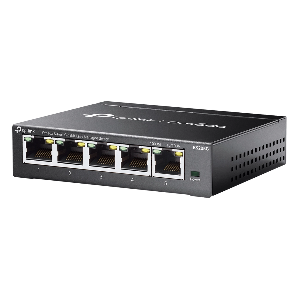 Switch Gestionado Omada SDN / 5 Puertos Gigabit RJ45 / 10 Gbps Capacidad Switching / 7.4 Mpps Forwarding Rate / Gestión Cloud Centralizada / VLAN 802.1Q / QoS 8 Colas Prioridad / Metal Fanless - Imagen 3