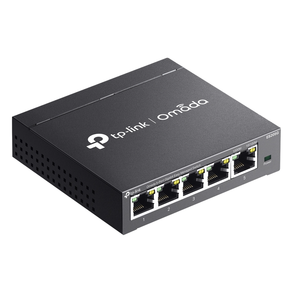 Switch Gestionado Omada SDN / 5 Puertos Gigabit RJ45 / 10 Gbps Capacidad Switching / 7.4 Mpps Forwarding Rate / Gestión Cloud Centralizada / VLAN 802.1Q / QoS 8 Colas Prioridad / Metal Fanless - Imagen 5