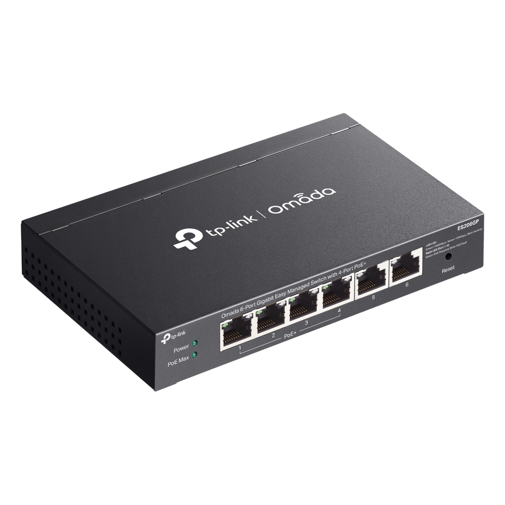 Switch Omada 6 Puertos Gigabit / 4 Puertos PoE+ 65W / Gestión Cloud SDN / Sin Ventiladores / QoS / VLAN / IGMP Snooping / 250 m PoE - Imagen 5