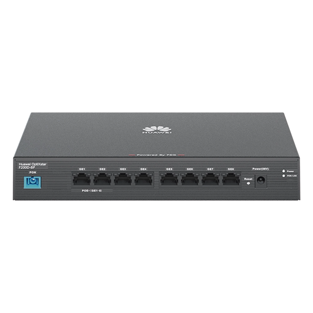 HUAWEI MiniFTTO - ONU PoE / 8 puertos 10/100/1000Mbps PoE + 1 PON (SC/UPC)/ Downstream 2.488 Gbps / Upstream 1.244 Gbps / modo puente / 120 W/ Administración Nube - Imagen 3