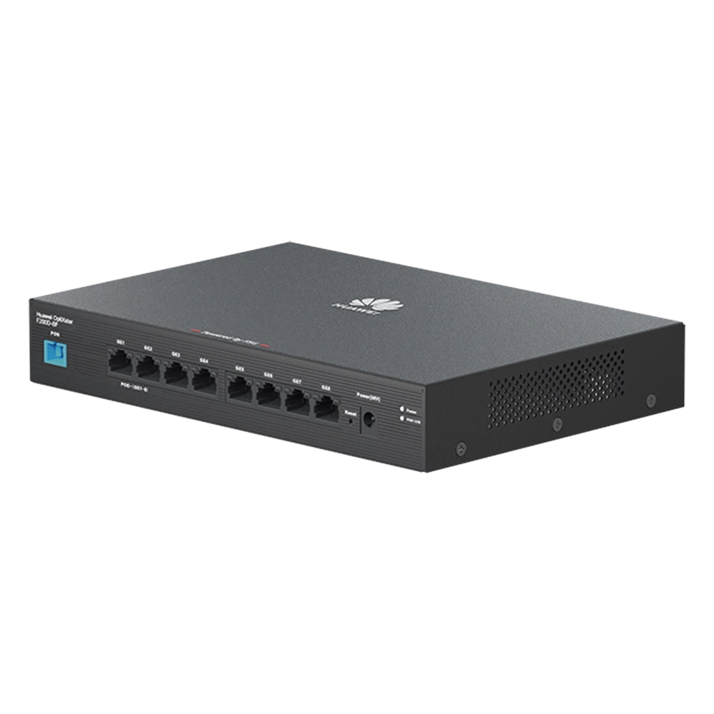 HUAWEI MiniFTTO - ONU PoE / 8 puertos 10/100/1000Mbps PoE + 1 PON (SC/UPC)/ Downstream 2.488 Gbps / Upstream 1.244 Gbps / modo puente / 120 W/ Administración Nube - Imagen 4