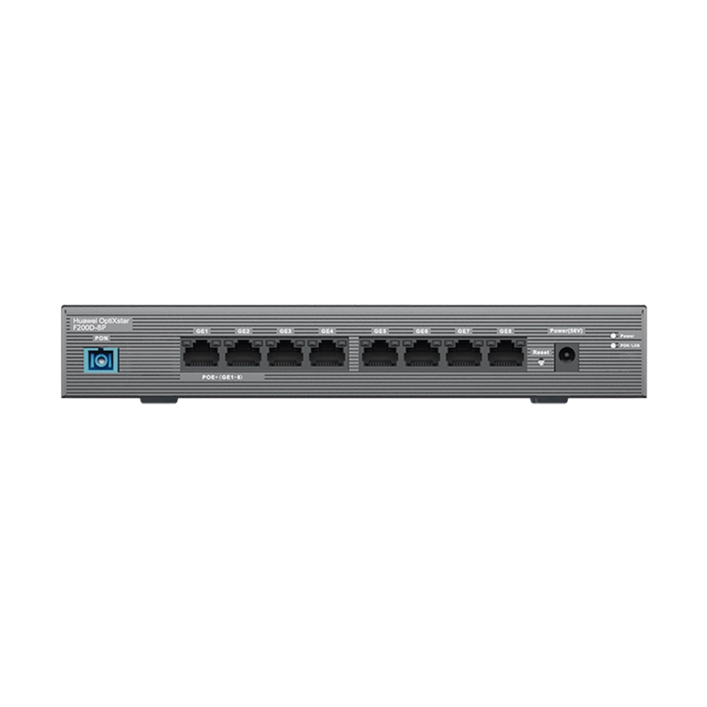 HUAWEI MiniFTTO - ONU PoE / 8 puertos 10/100/1000Mbps PoE + 1 PON (SC/UPC)/ Downstream 2.488 Gbps / Upstream 1.244 Gbps / modo puente / 120 W/ Administración Nube - Imagen 5