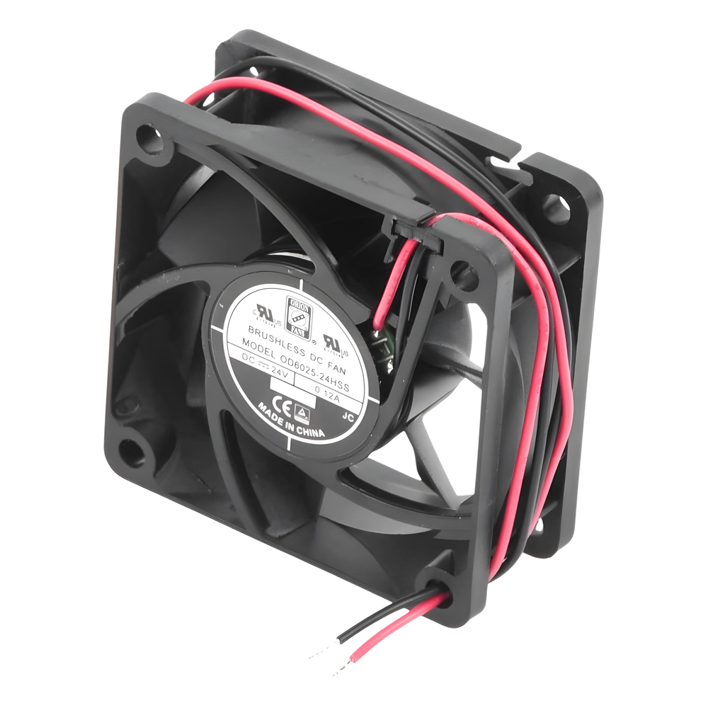 Ventilador Anticondensante Axial Cuadrado, 60x60x25 mm, 24 Vcc, 4500 RPM, 2.9 W, 0.12 A, Flujo de Aire de 25.0 CFM, Unión Sellada. - Imagen 6