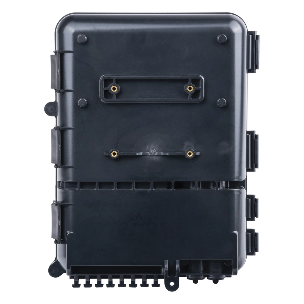 Caja de Distribución de Fibra Óptica para 24 Empalmes, con 8 Acopladores SC/APC Simplex, Exterior IP55, Color Negro - Imagen 4