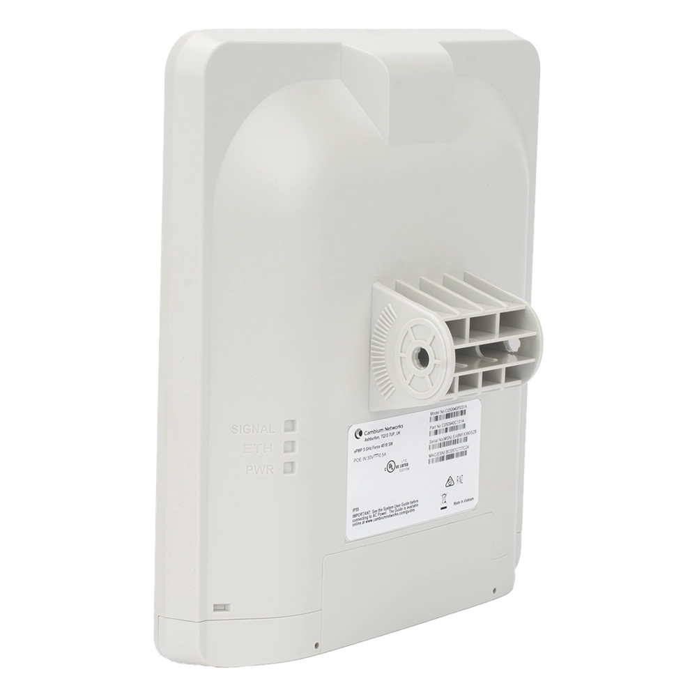 1 Gbps de capacidad / Suscriptor en 5 GHz / Force 4518 / 5 GHz / Antena Panel 18 dBi / Canales 20-40-80 MHz / MIMO 2x2 para una comunicación sin intermitencia / IP55 / PoE Incluido / Garantía 3 Años / (C050940C131A) - Imagen 2