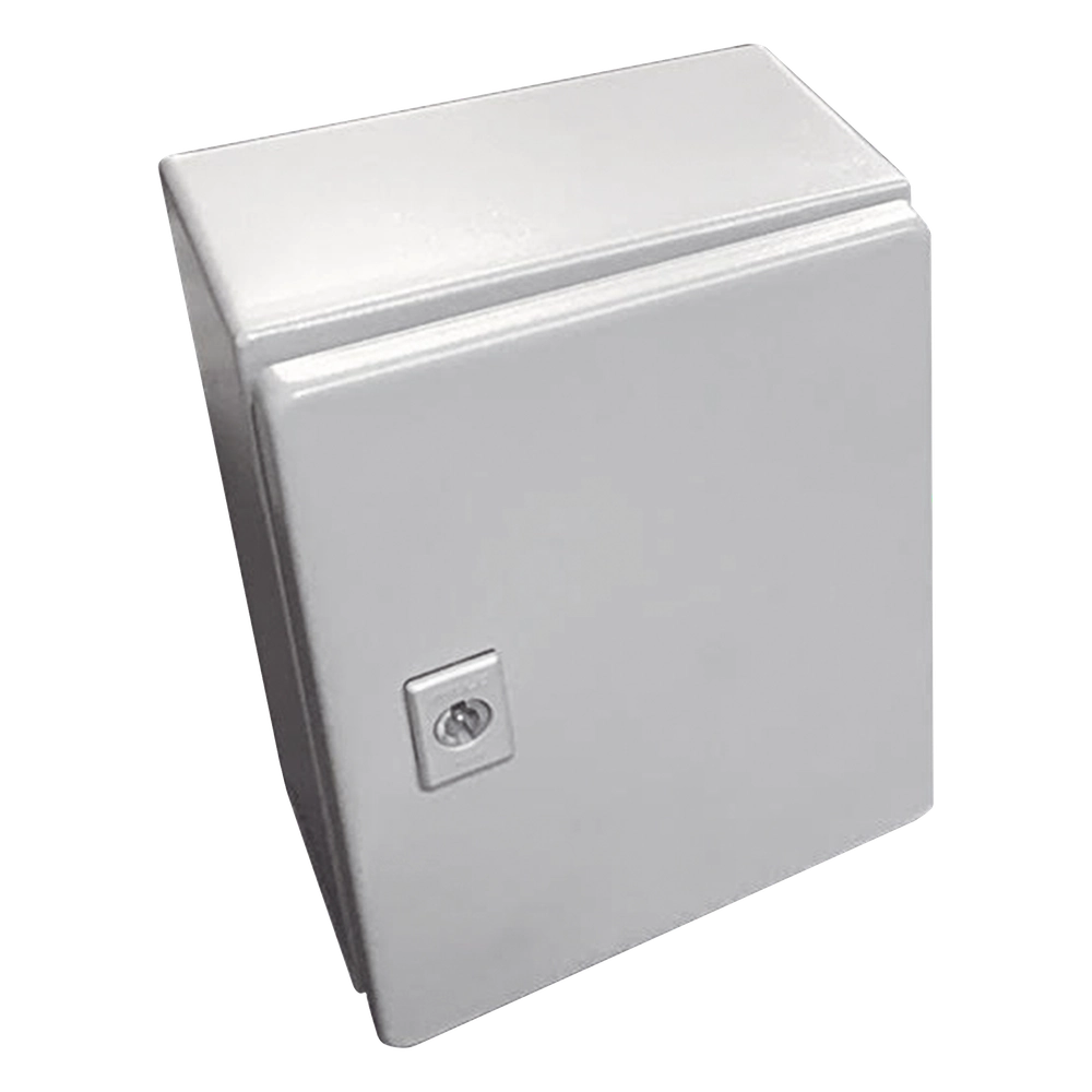 Gabinete de Acero, Nema 4 -IP 66 de 25 x 30 x15 cm con Platina y certificado UL.