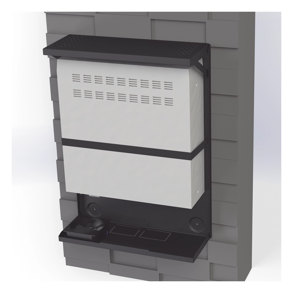 Gabinete Metálico para DVR/NVR con Chapa y llave. - Imagen 3