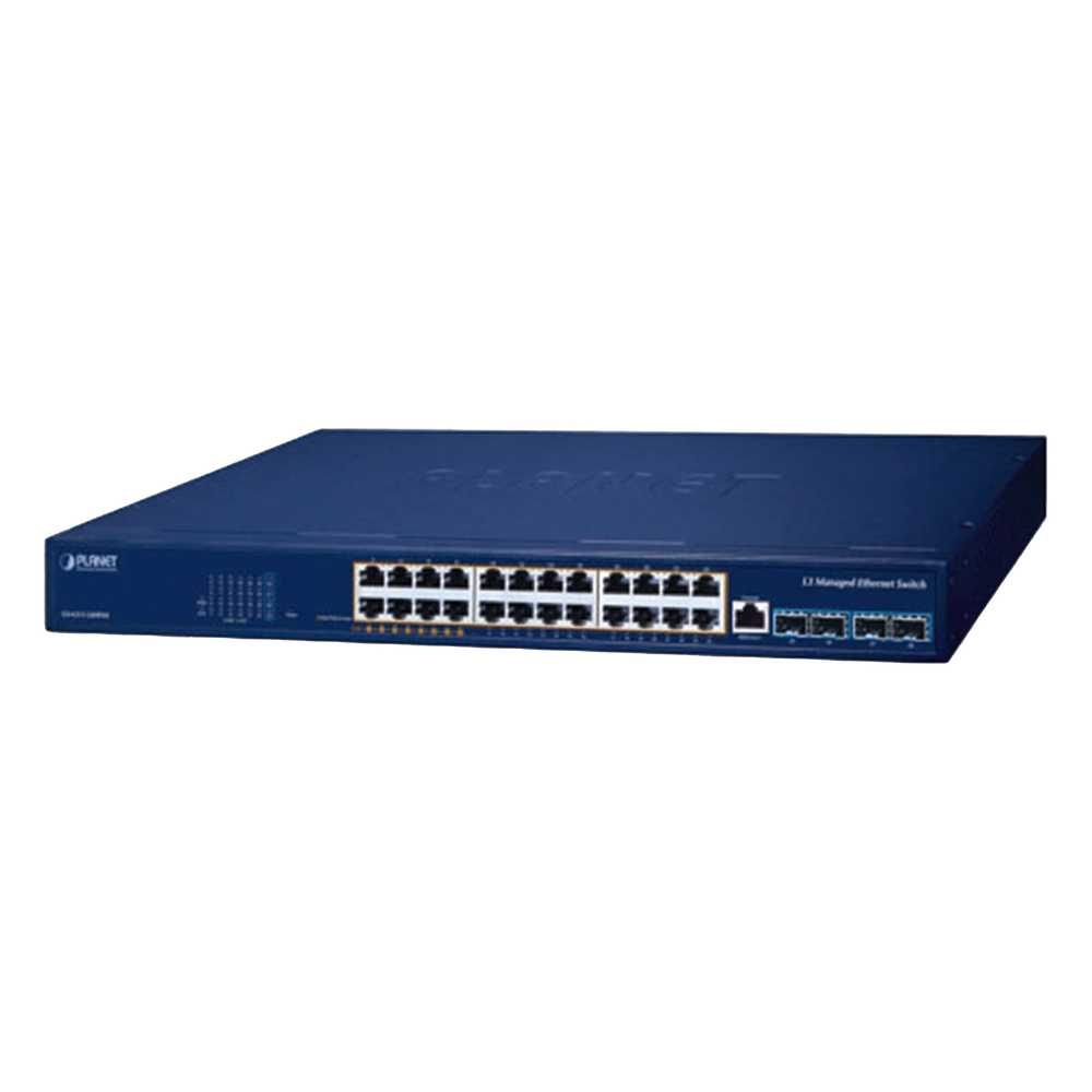 Switch PoE Administrable Capa 3, 24 Puertos Gigabit, Hasta 480 W, 8 Puertos 802.3bt, 16 Puertos 802.3at, 4 Puertos SFP 10G