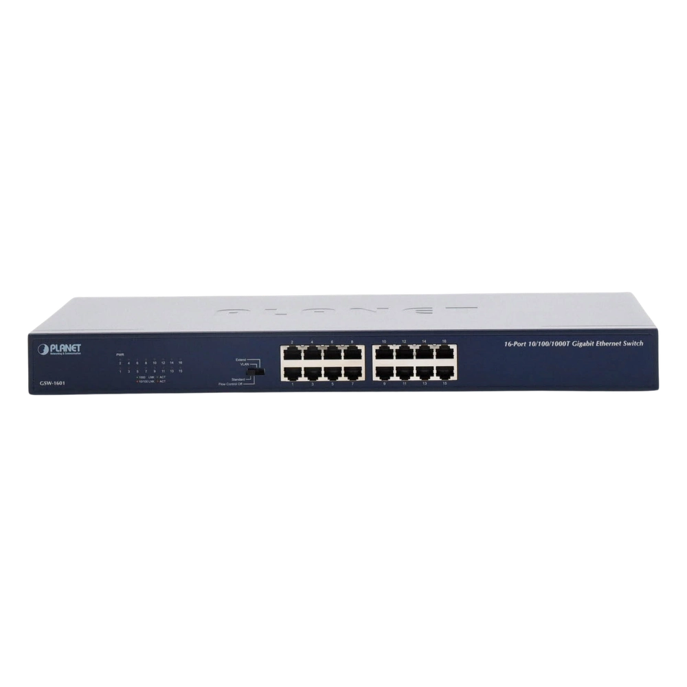 Switch No Administrable Gigabit de 16 Puertos 10/100/1000 Mbps, Con Modo Extendido Para Distancias de Hasta 200 m - Imagen 5