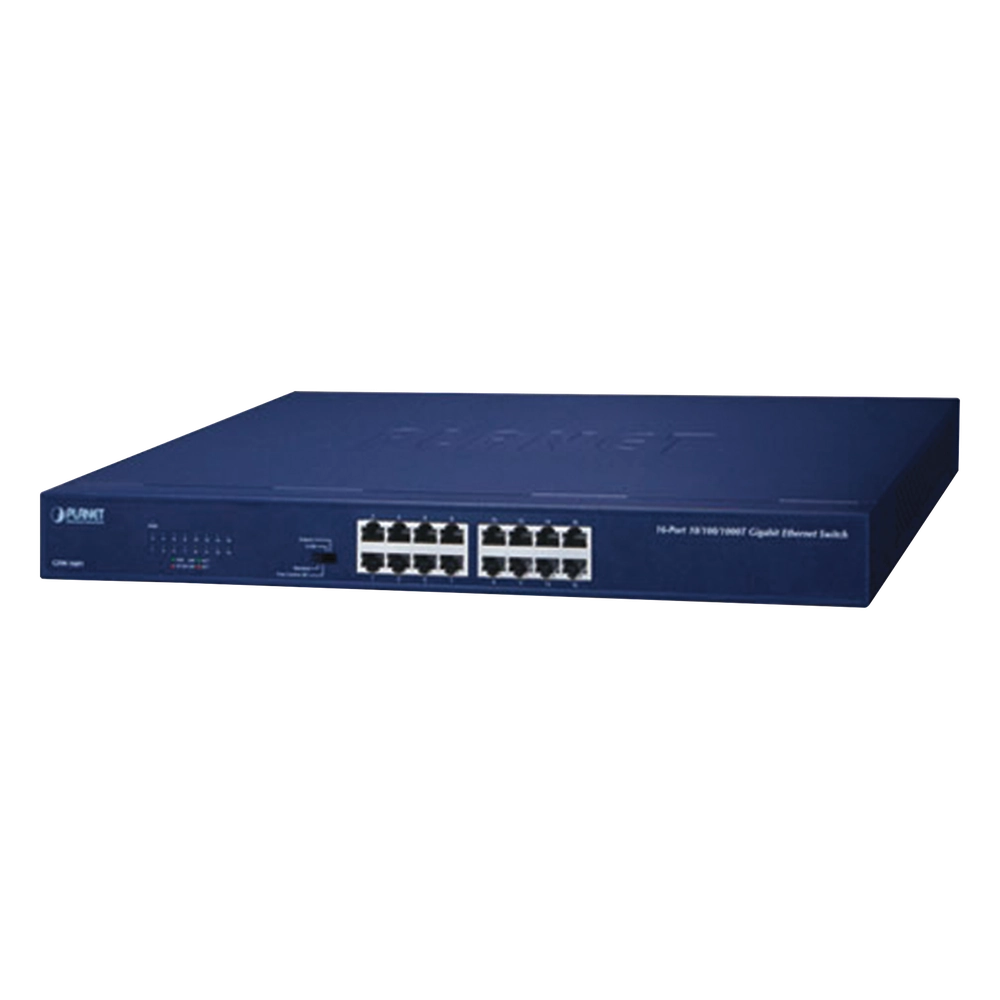 Switch No Administrable Gigabit de 16 Puertos 10/100/1000 Mbps, Con Modo Extendido Para Distancias de Hasta 200 m
