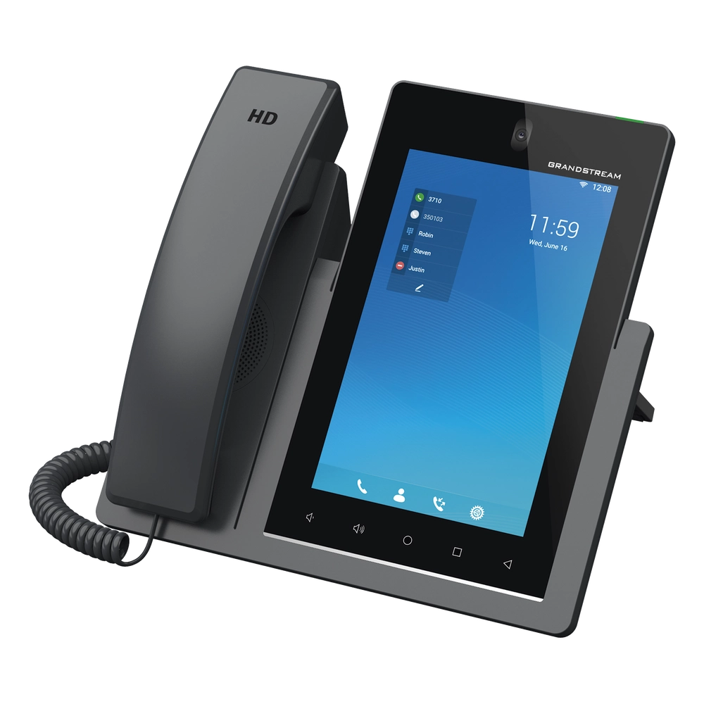 Teléfono IP Android 11, 16 líneas SIP con 16 cuentas, pantalla táctil 7", puertos Gigabit, Wi-Fi, Bluetooth, PoE, codec Opus, IPV4/IPV6 con gestión en la nube GDMS - Imagen 5