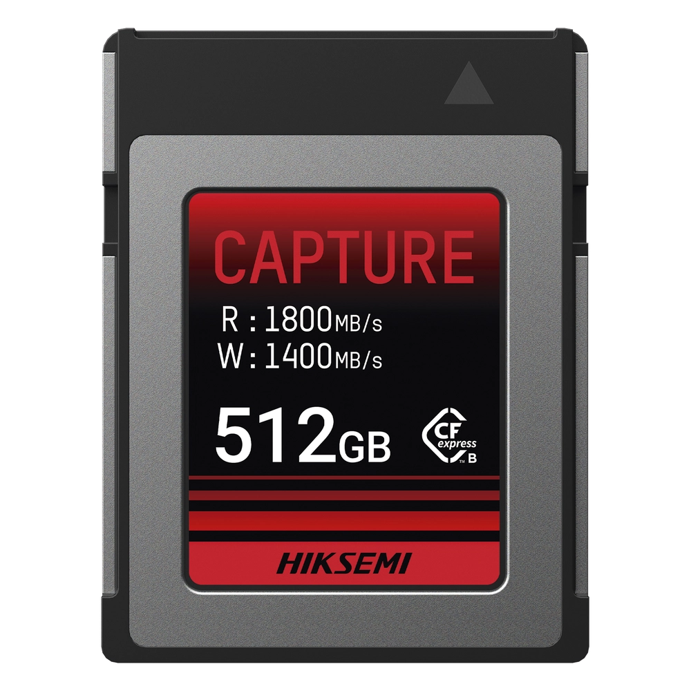 Memoria CFexpress Tipo B / 512 GB / 1800 MB/s Lectura / 1700 MB/s Escritura / Video 8K / PCIe Gen 3×2